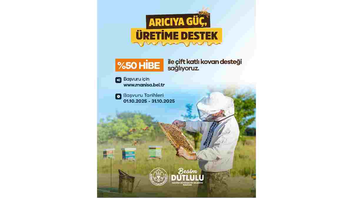 Büyükşehir’den üreticilere yüzde 50 hibeli kovan desteği