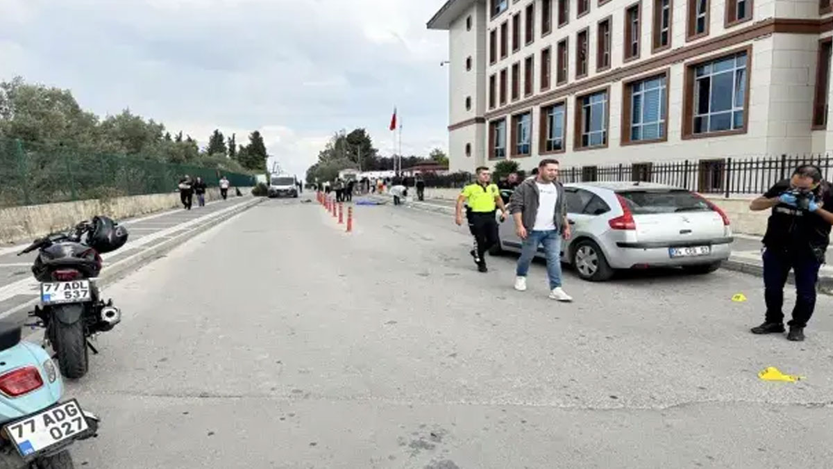 Yalova Adliyesi girişinde yaşanan silahlı saldırıyla ilgili 2 şüpheli tutuklandı