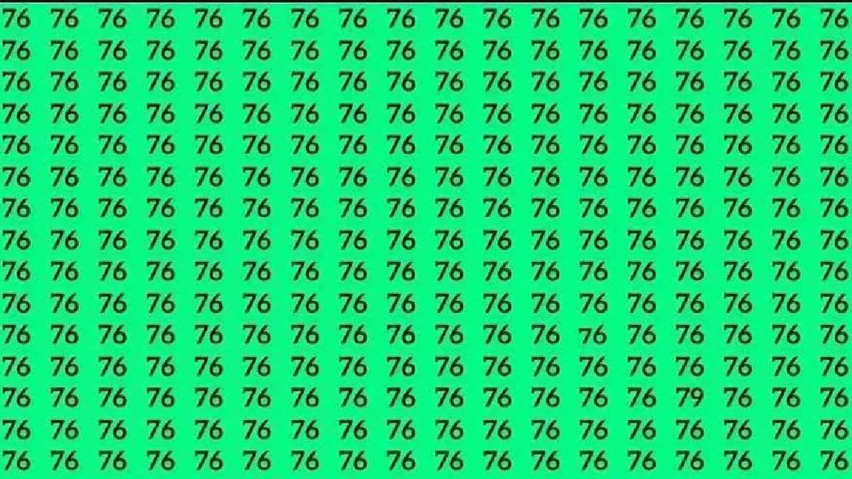 Sadece 130 IQ’ya sahip olanlar görtüyor! 6 saniyede farklı sayıyı bulabilir misiniz?