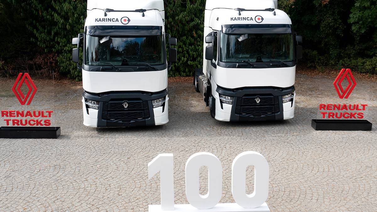 Karnca Lojistik’e 100 adet Renault Trucks T480 teslimatı: Avrupa operasyonlarına yeni güç