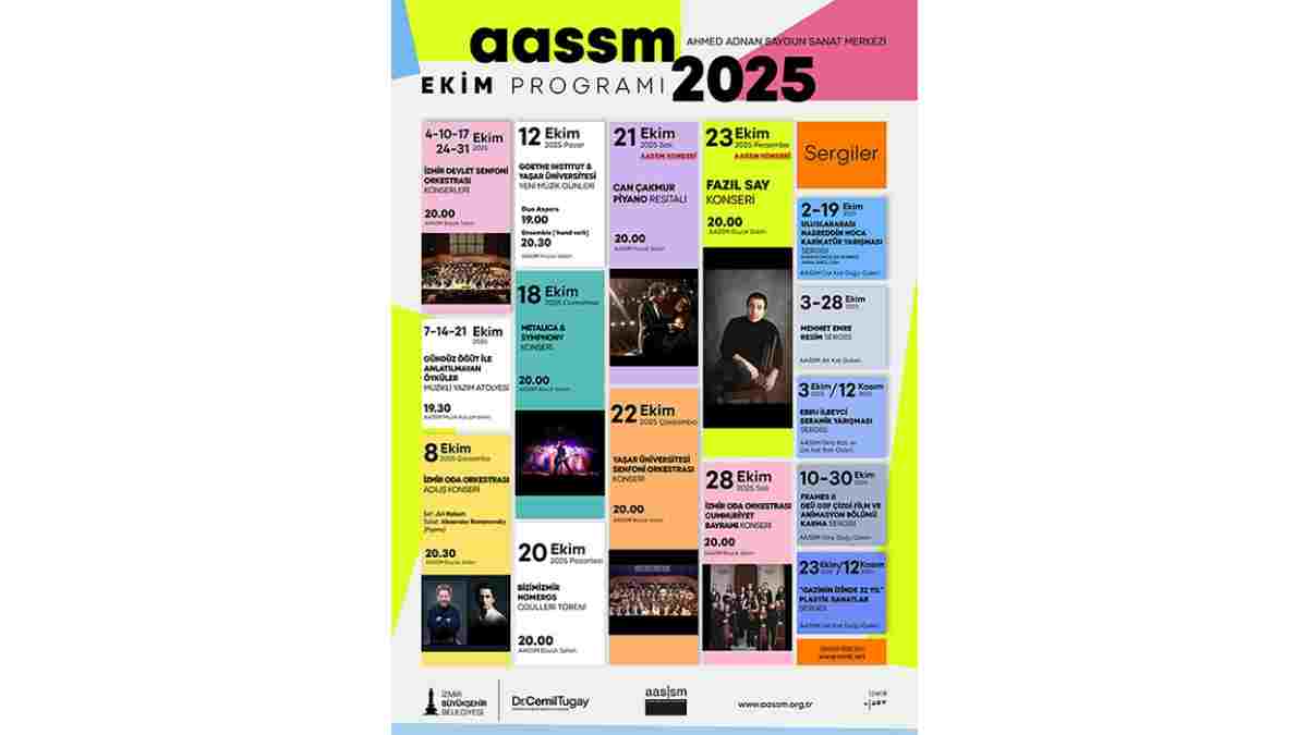 AASSM’de ekim ayı sanatla geçecek