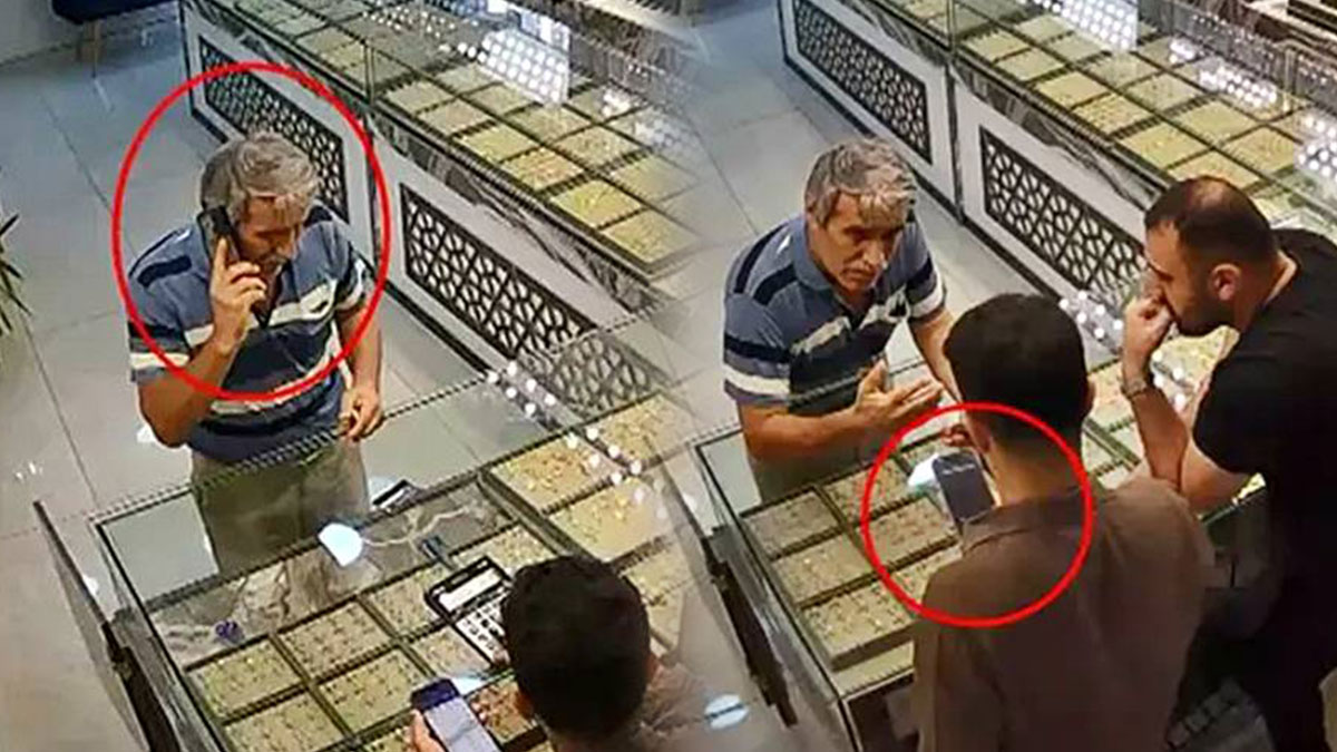 250 bin TL'lik altın vurgununu, kuyumcunun dikkati önledi!