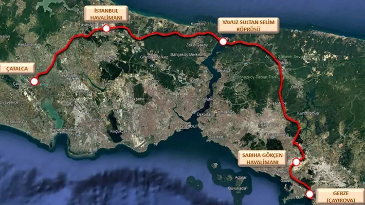 Marmaray’ın yükü hafifleyecek: İstanbul’a yeni demiryolu hattı geliyor