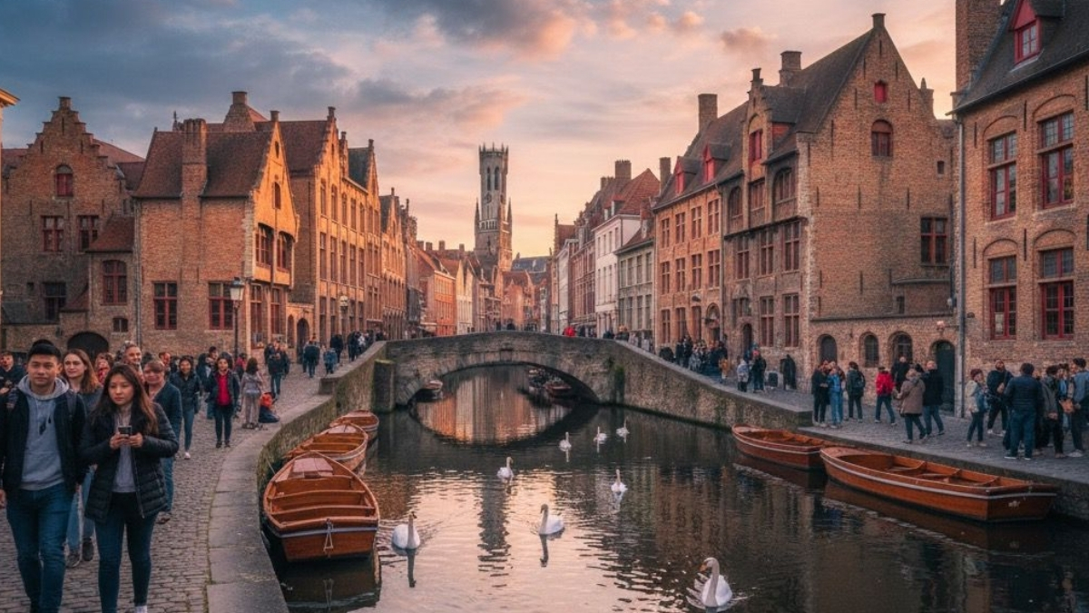 Bu şehir sizi Orta Çağ'a ışınlayacak: Belçika'nın masal diyarı Brugge'de zamanda yolculuk başlasın!