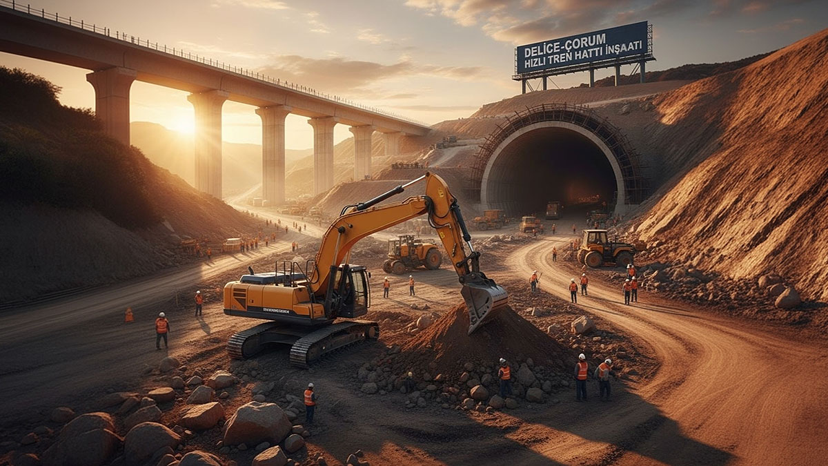 Ankara-Samsun hızlı demiryolunda yüzde 30 ilerleme! 2 bin 500 kişi 7/24 çalışıyor