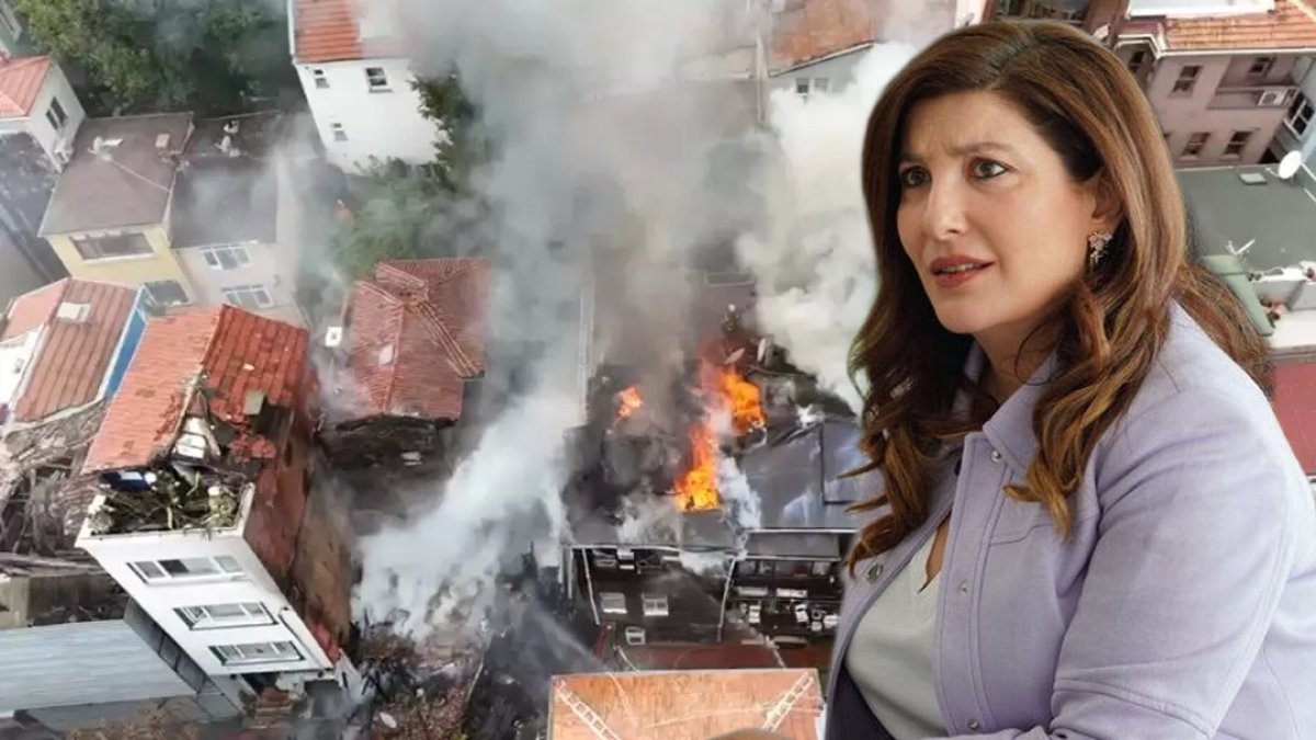 Beşiktaş'taki yangında şok eden gelişme! Oyuncu Şebnem Bozoklu'nun evi de zarar gördü