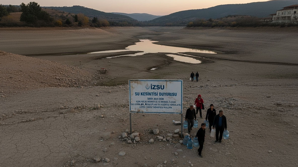 İzmir'de su krizi derinleşiyor: İki günde bir su kesintisi!