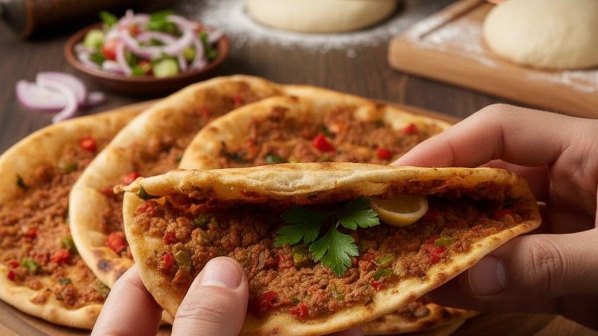 Ustasını kıskandıran tarif: Bu yöntemle damaklarınız şenlenecek: İşte evde lahmacun yapımı