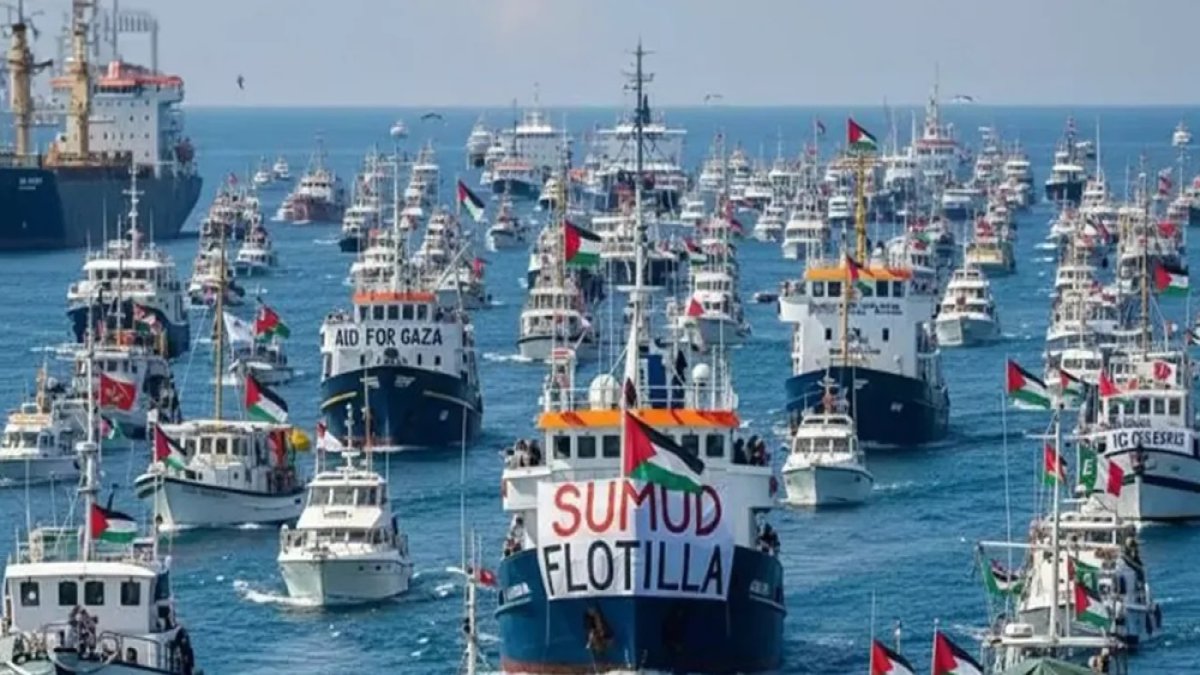 Sumud Filosu ‘tehlike bölgesine’ yaklaşırken