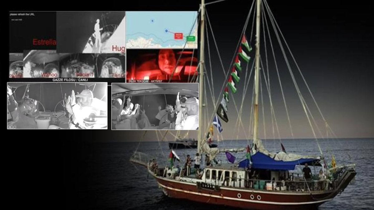 İsrail, Küresel Sumud Filosu'na müdahale etti!! Tüm teknelerin sinyali kesildi