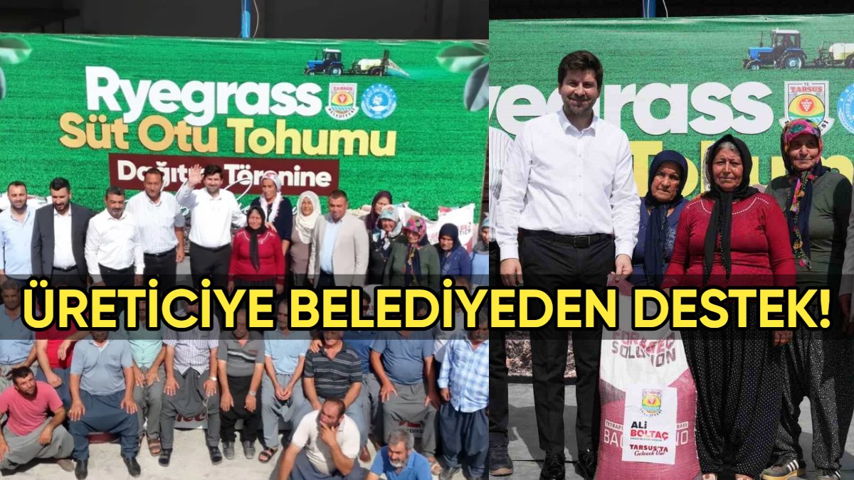 Üreticinin talebine yanıt gecikmedi! 109 aileye hibe destekli yem bitkisi tohumu dağıtıldı
