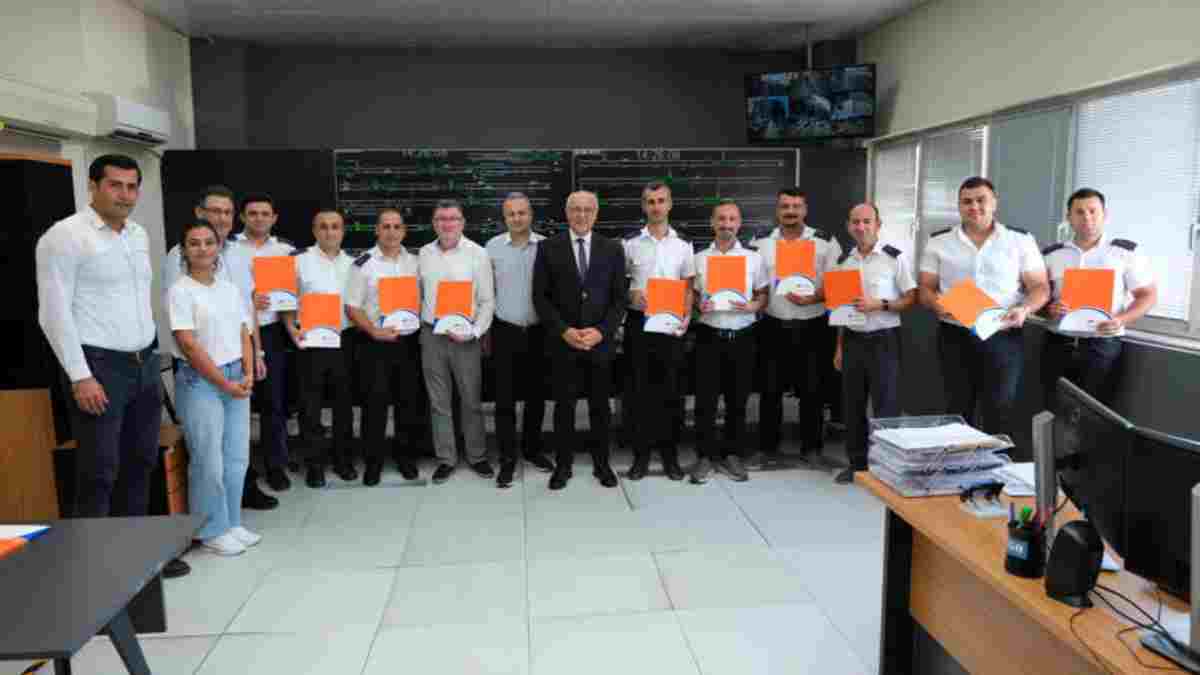 Antalya’da raylı sistem kontrolörlerine AB standartlarında sertifika