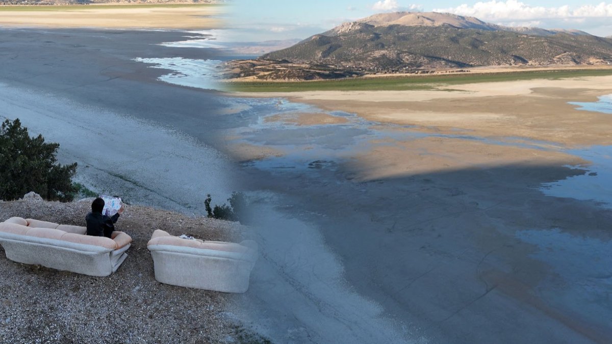 Buzul çağından beri yaşanmayan olay, ilk kez oldu! Eğirdir Gölü ikiye bölündü: Tarihte bir ilk
