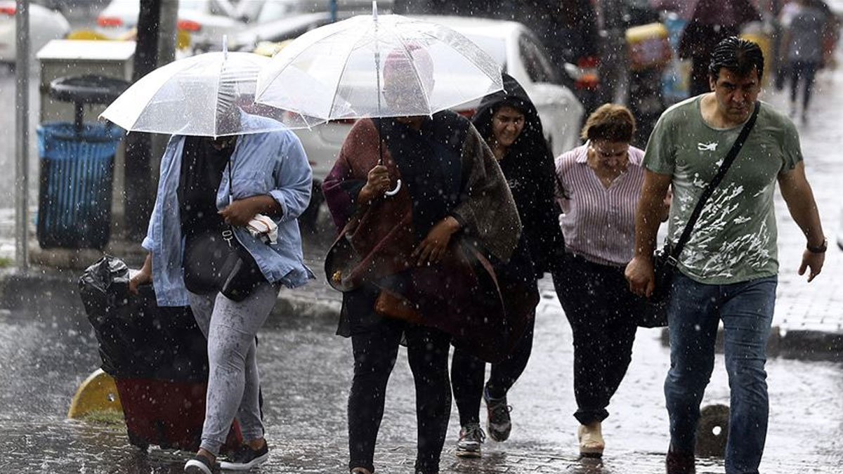 10 il için gök gürültülü sağanak alarmı