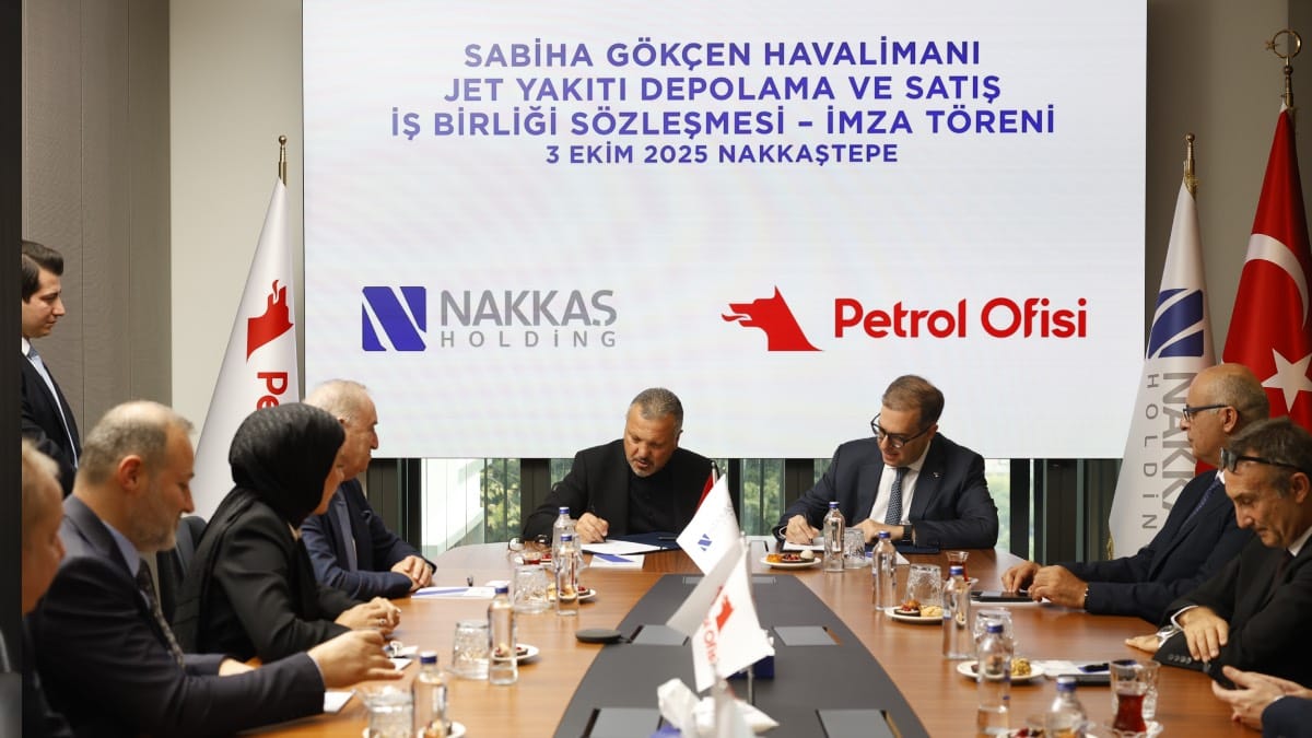Petrol Ofisi Grubu ve Nakkaş Holding'den jet yakıtı depolama ve satışı alanında iş birliği