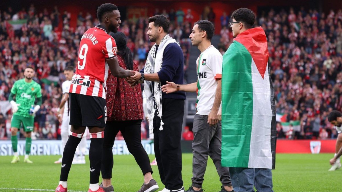 Athletic Bilbao’dan Filistin’e anlamlı destek: Gazze’de yaralanan çocuklar stadda alkışlarla karşılandı