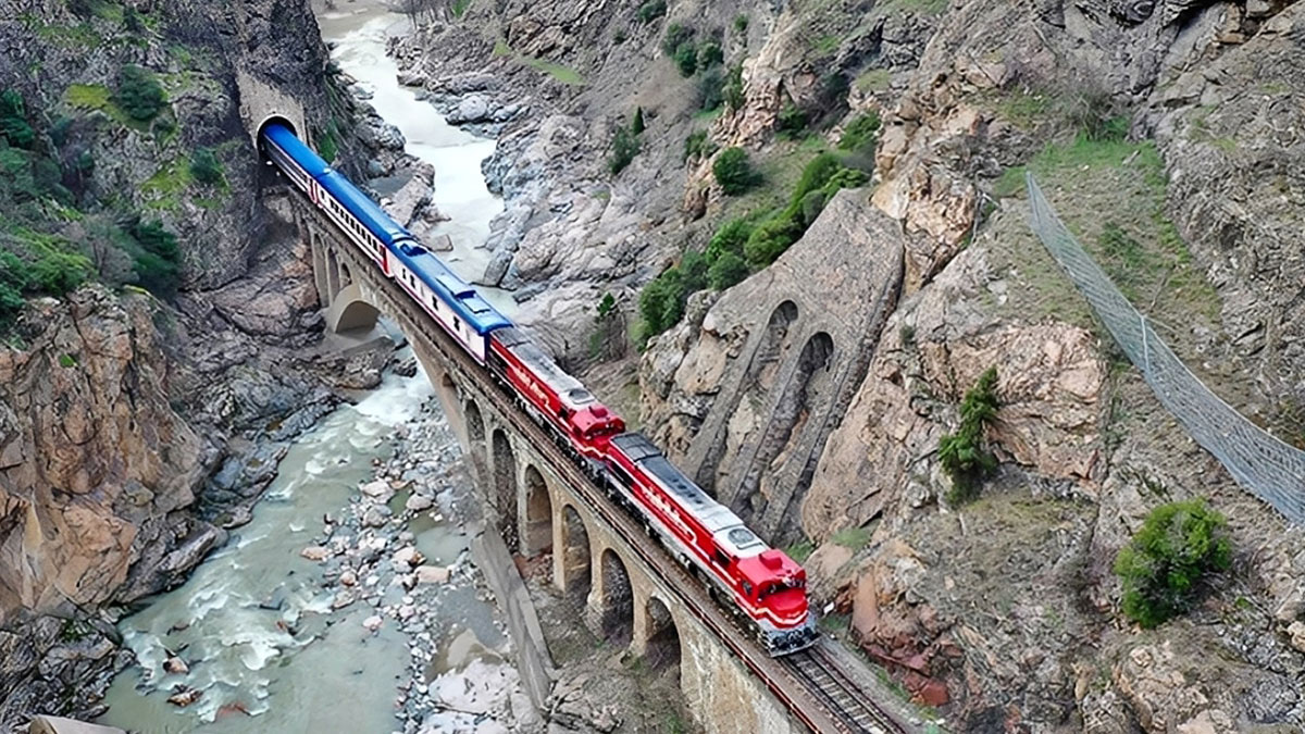 Karadeniz'de doğa şöleni! Turistik Karaelmas Ekspresi yolcularını büyüledi