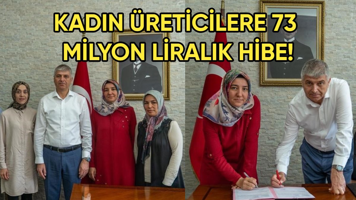 Kadın girişimcilere dev destek! 73 milyon liralık hibe verildi