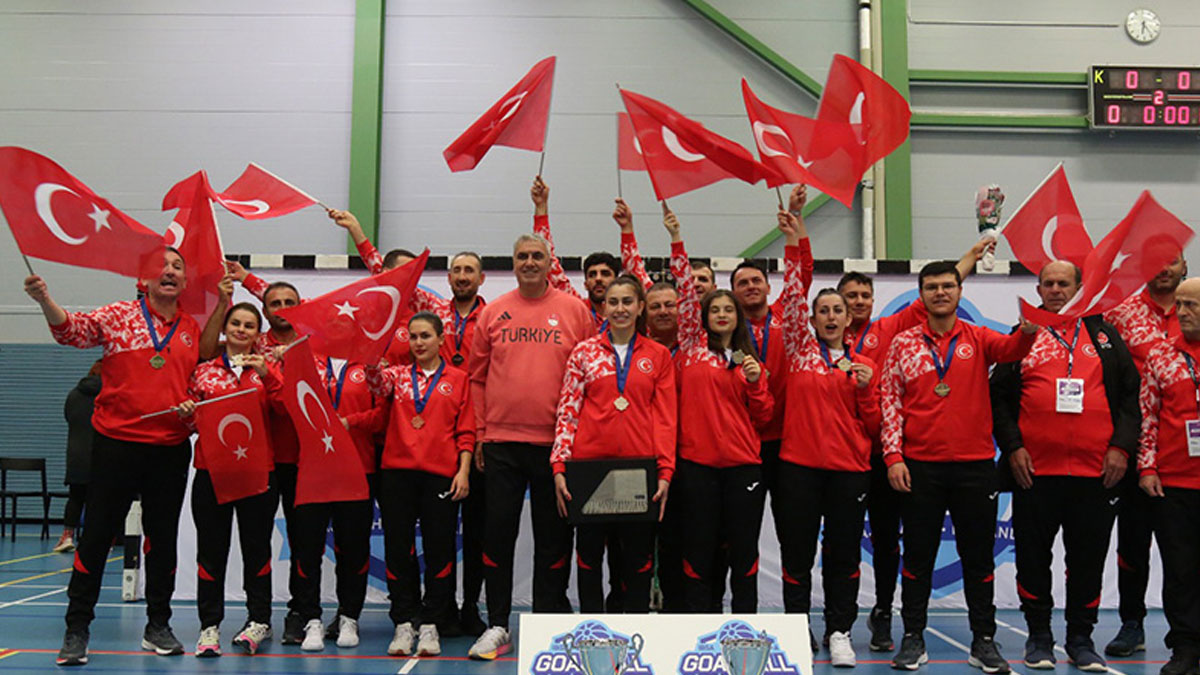 Kadın Golbol Milli Takımı, 4’üncü kez Avrupa Şampiyonu oldu
