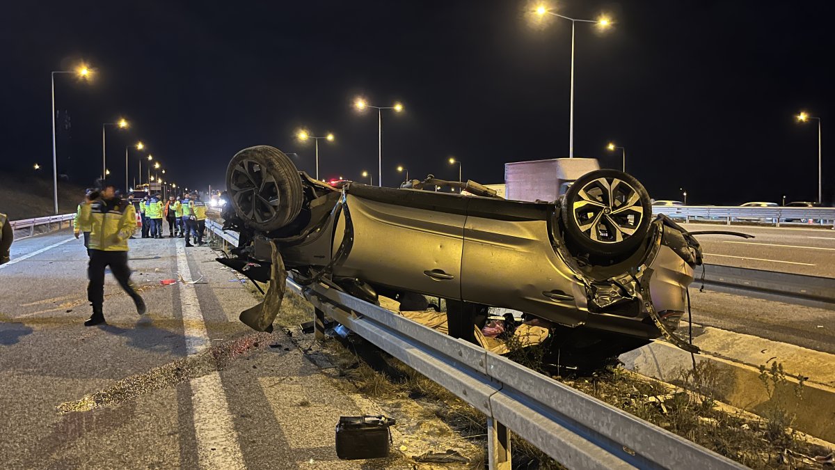 Kuzey Marmara Otoyolu'nda feci kaza: 2 ölü, 5 yaralı