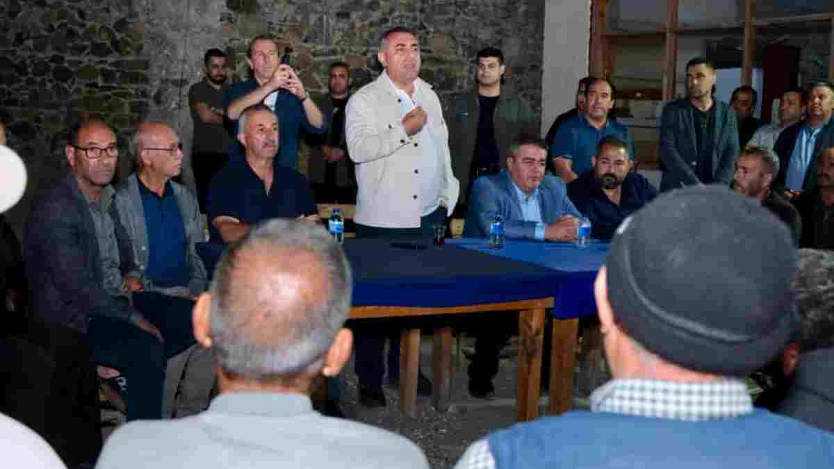 Güngör Geçer, Aladağ ve köylerinde halkla buluştu