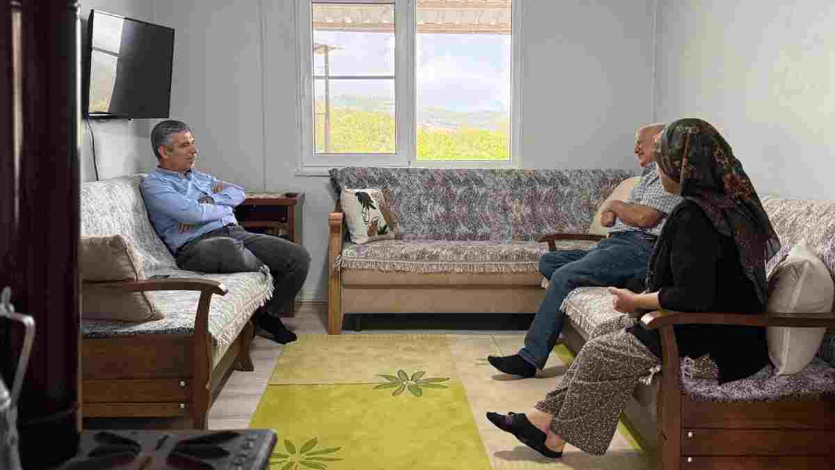 Başkan Sercan Okur, kırsal mahallelerde vatandaşlarla buluştu