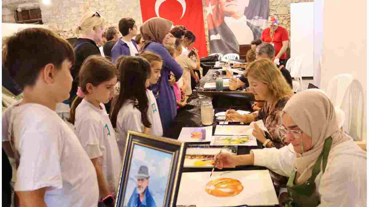 6. Uluslararası Finike Suluboya Festivali büyük coşkuyla tamamlandı