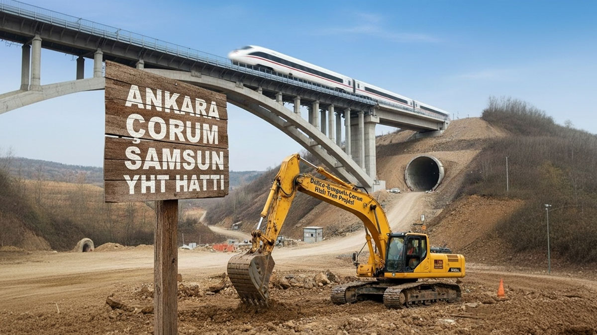 Ankara-Samsun arası 2,5 saate düşüyor, Çorum yeni kavşak oluyor!