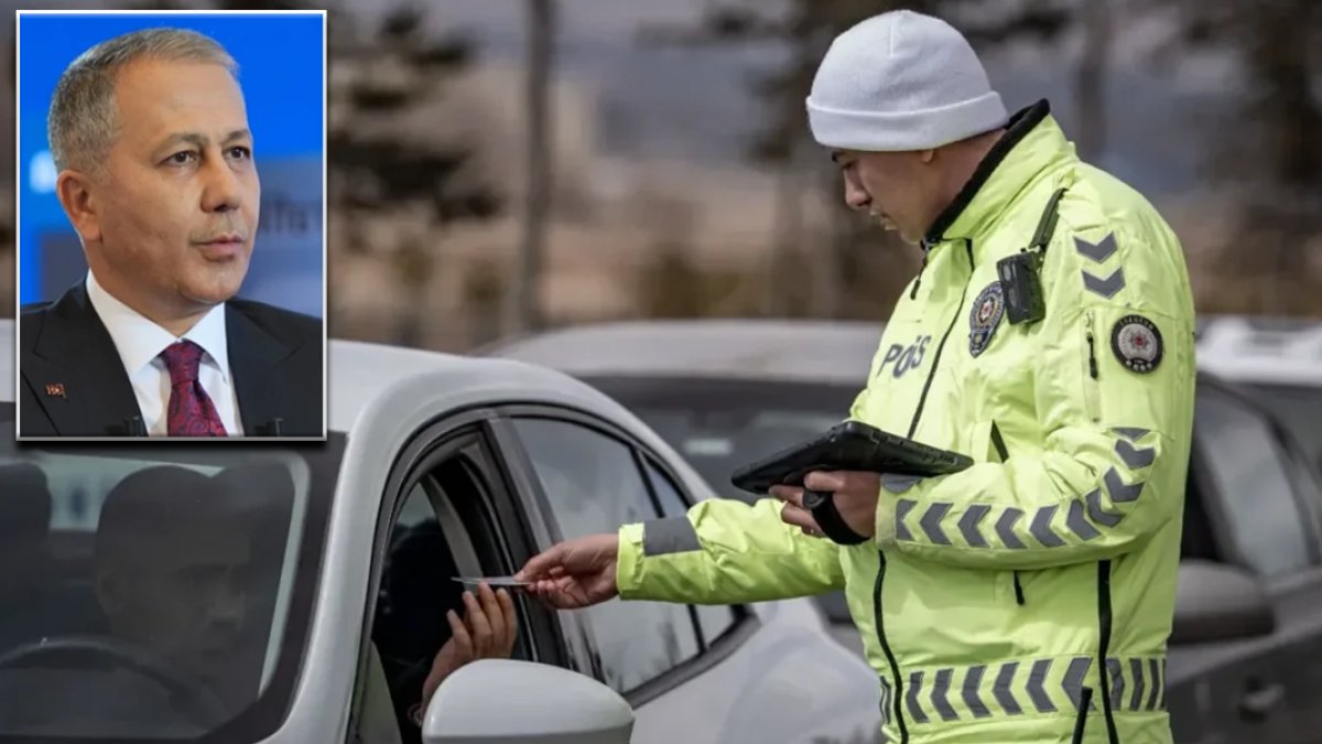 Yerlikaya açıkladı... Trafik denetimleri sertleşiyor: Telefon ve kırmızı ışık ihlallerine ehliyet iptali geliyor
