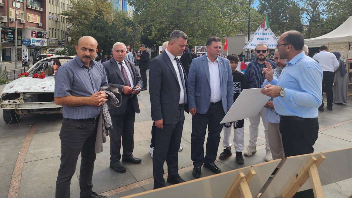 Başkan Sarıkurt’tan Filistin için düzenlenen etkinliğe tam destek