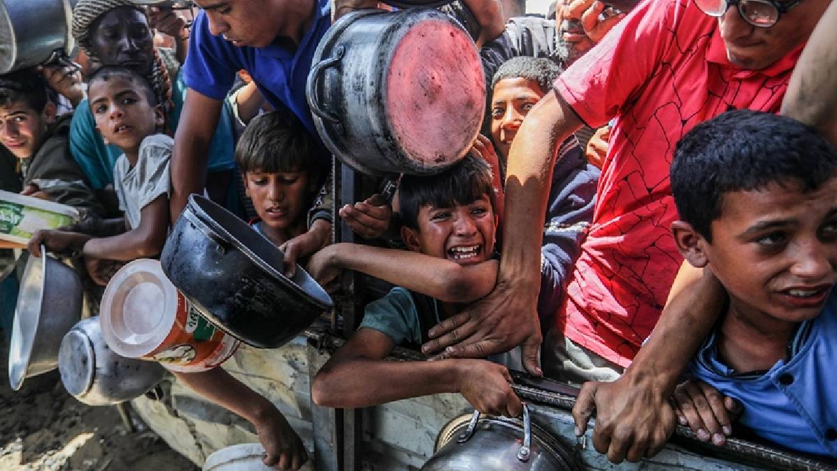 DSÖ, Gazze’deki açlığı gözler önüne serdi: İki ayda 10 bin çocuğa yetersiz beslenme teşhisi konuldu