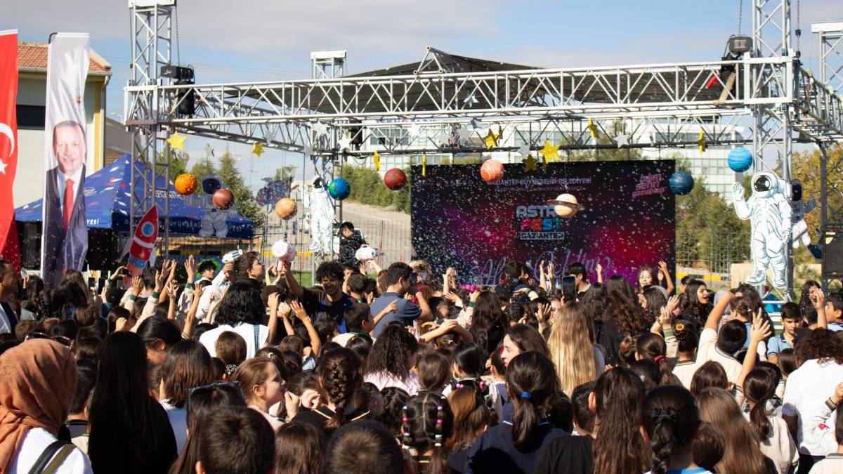 AstroFest Gaziantep Bilim Şenliği başladı