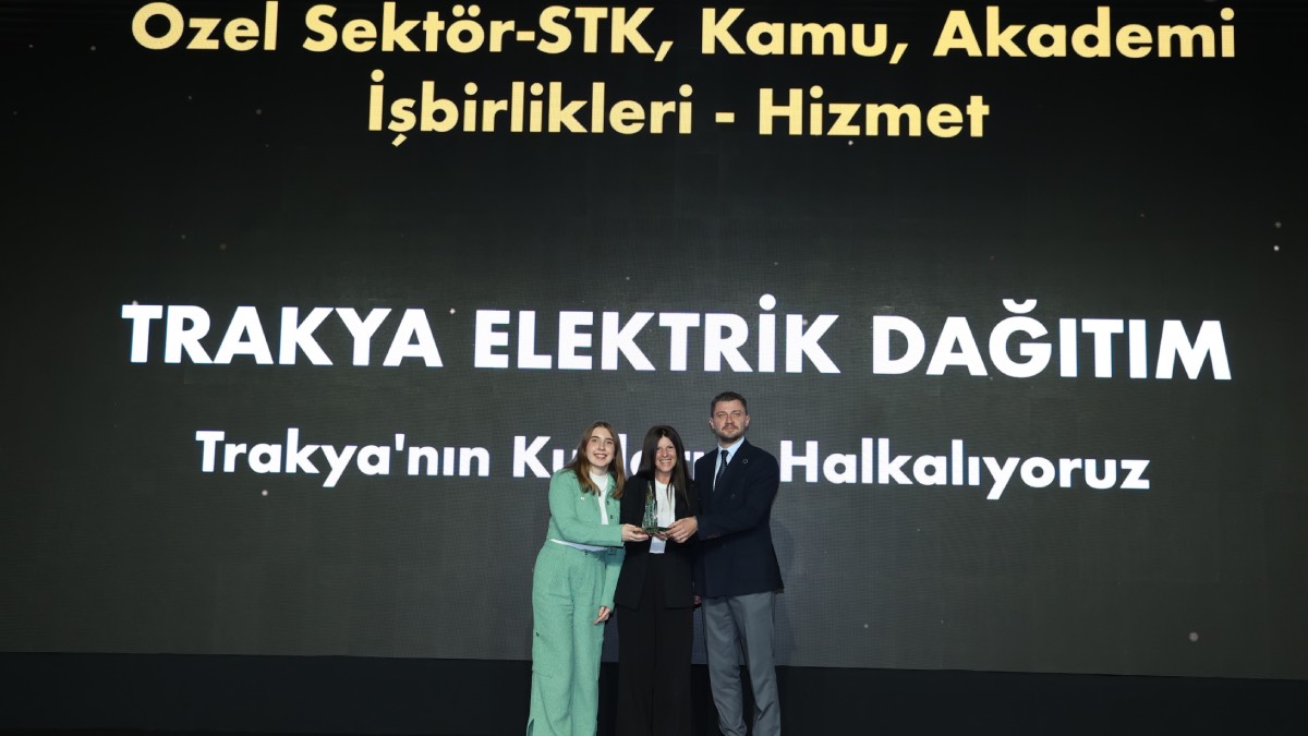 Sürdürülebilirlik Akademisi’nden TREDAŞ’a “İş Birliği” ödülü