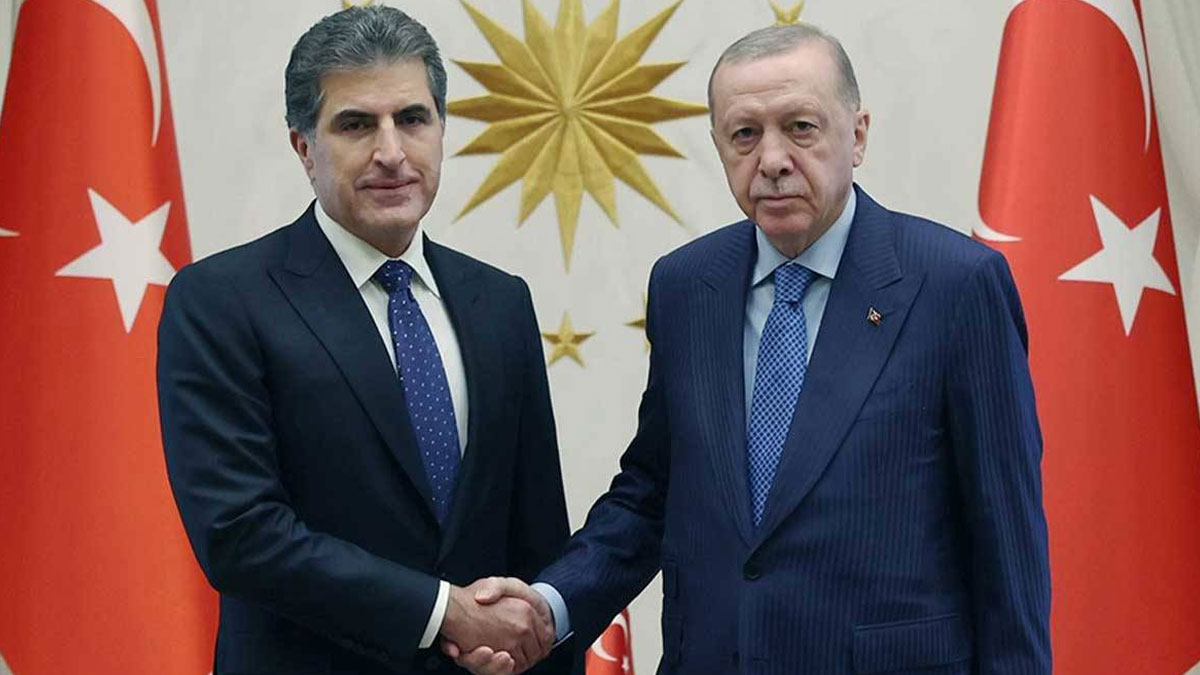 Neçirvan Barzani, Erdoğan'ı ziyaret etti