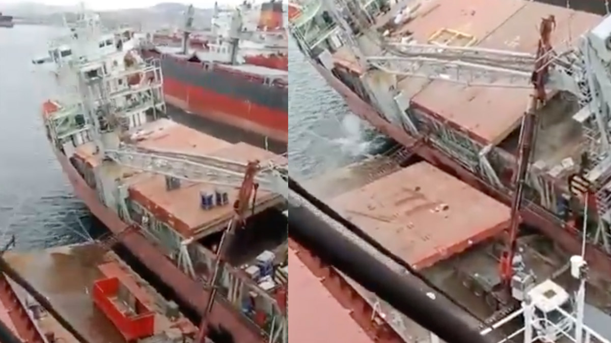 Tuzla'da bakıma alınan gemi yan yattı! 1 işçi hayatını kaybetti