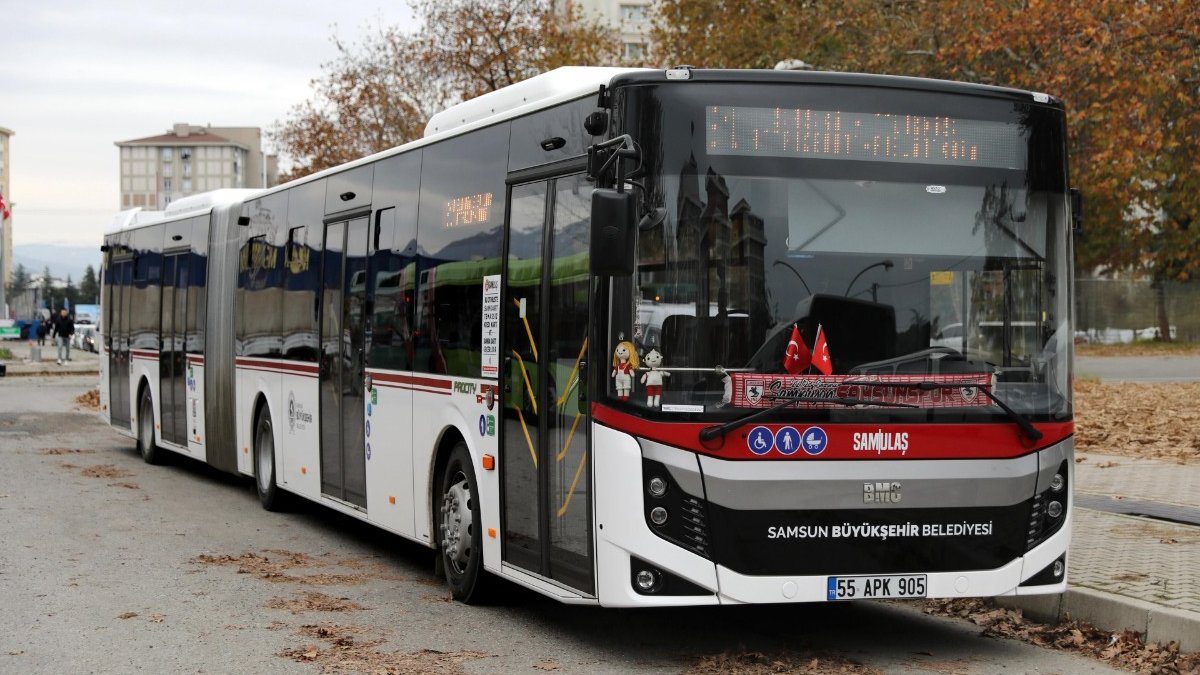 Samsun’da toplu taşıma düzenlemesi! Seferler artırıldı: İlk 1 saat ücretsiz olacak