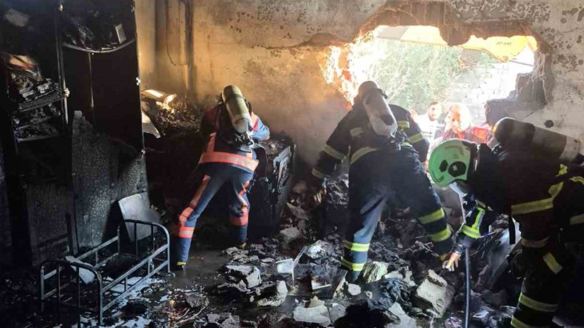 Mardin'de yangın faciası: 5 yaşındaki çocuk hayatını kaybetti, 12 kişi yaralandı