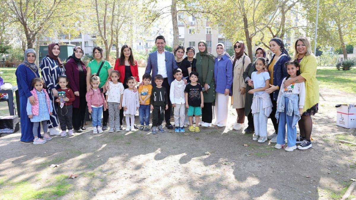 Başkan Önal, çocuklar ve annelerle doğa için buluştu