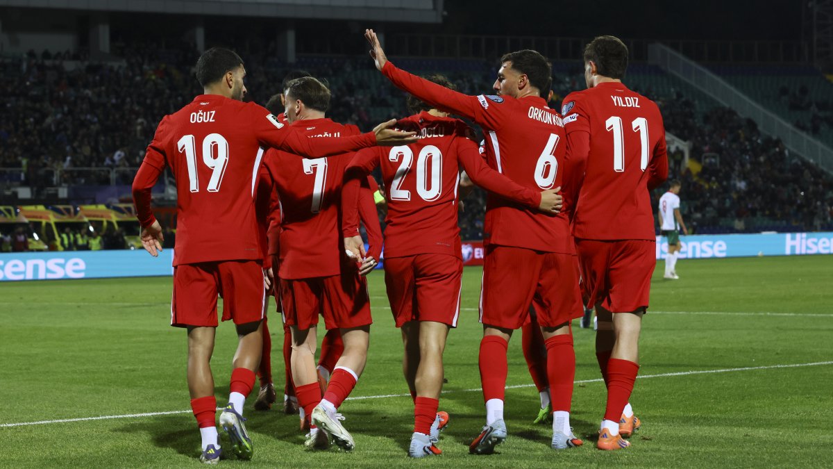 Milliler farklı kazandı: A Milli Takım, Dünya Kupası yolunda Bulgaristan'ı 6-1 yendi