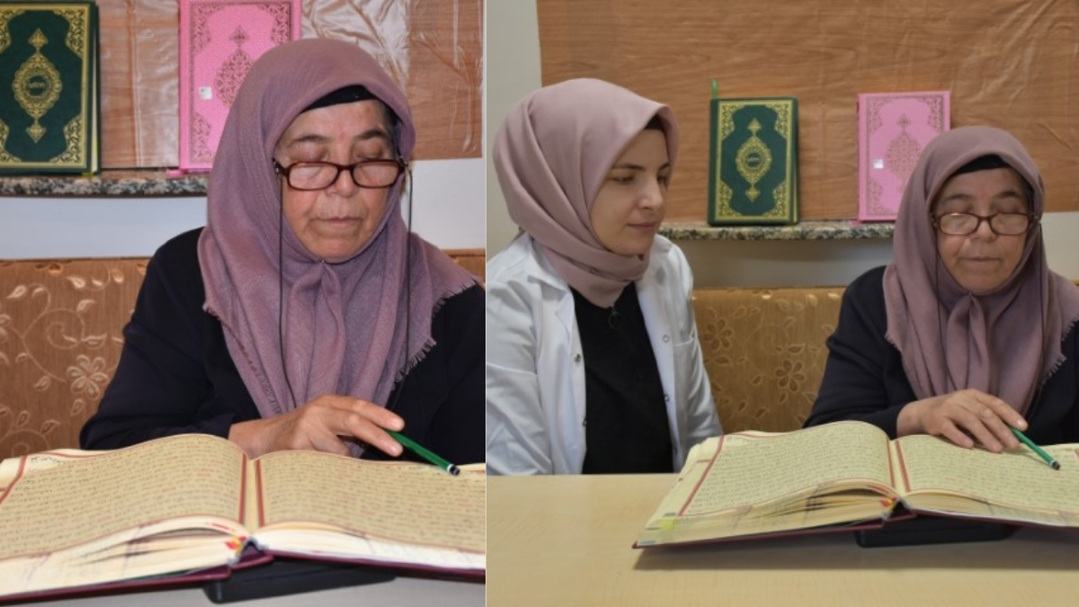 Öğrenemezsin dediler ama öğrendi! 70 yaşında Kur’an-ı Kerim okumaya başladı: Azmi ve başarısı örnek oldu