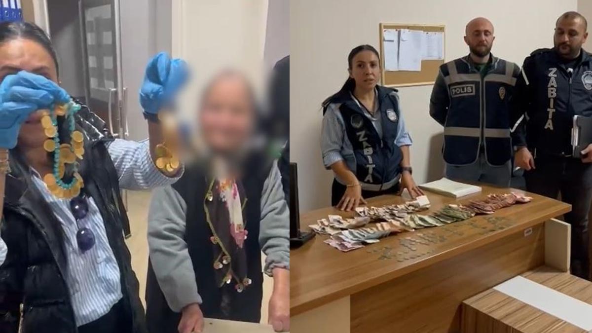Esenyurt'ta dilencinin üzerinden 67 çeyrek altın ve para çıktı