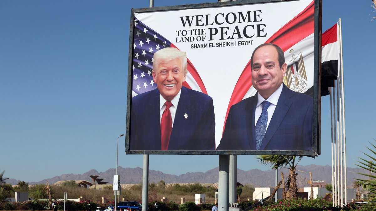 22 lider Mısır'da Trump'ı bekliyor