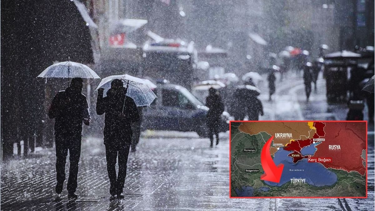 Ukrayna üzerinden Marmara ve Karadeniz'e trof geliyor! Meteoroloji'den sağanak ve kar yağışı uyarısı