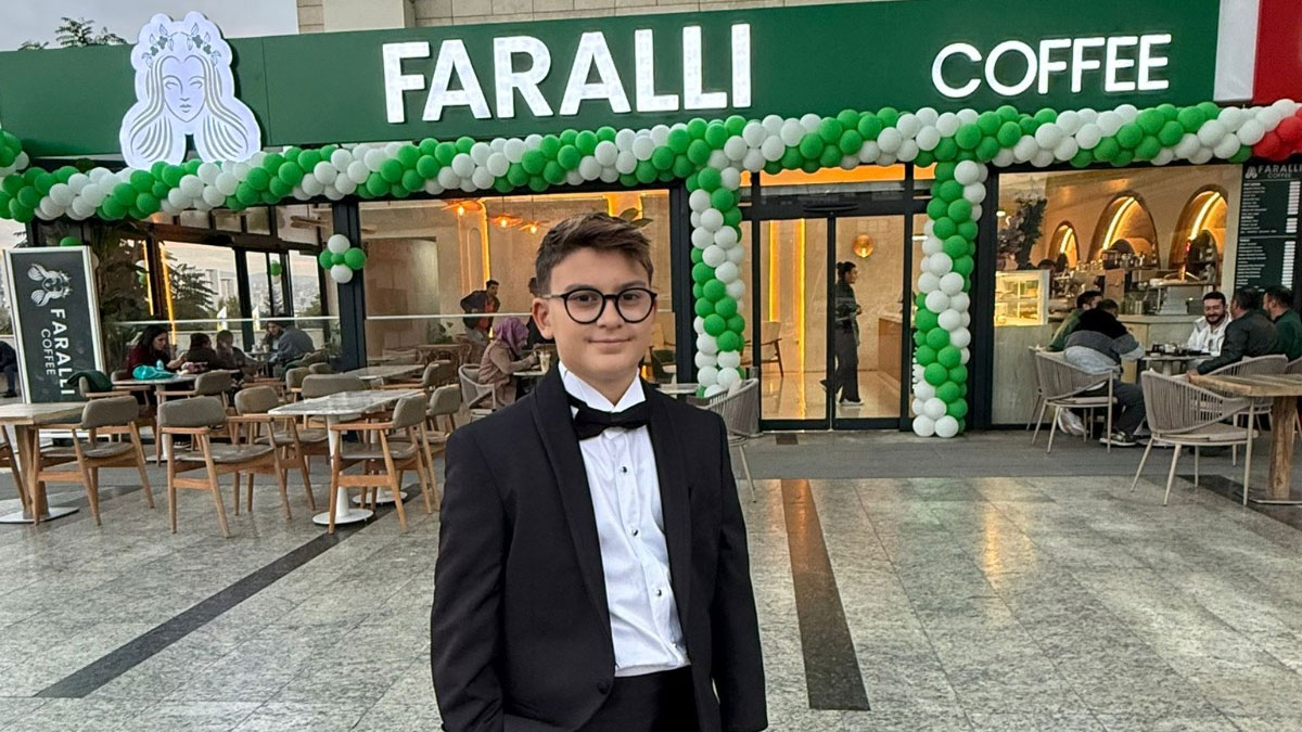 10 yaşındaki girişimci kendi kahve markasının kurucusu oldu