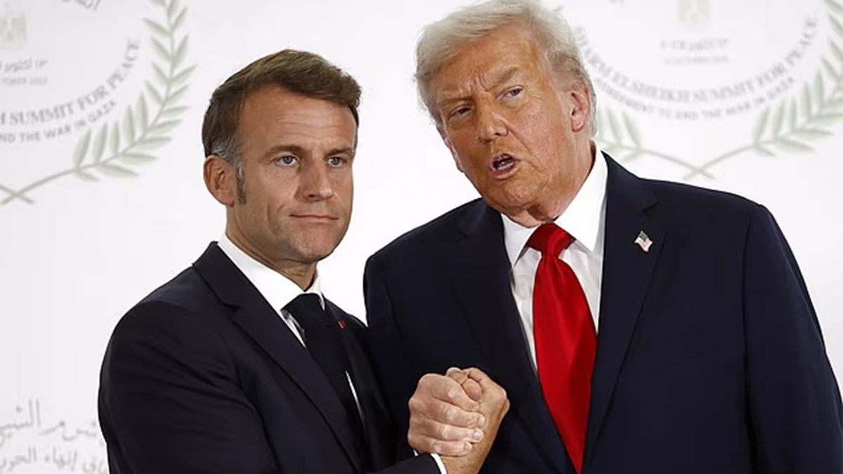 Şarm el-Şeyh Zirvesinde Trump'tan Macron'a sert sözler: Beni incitttin