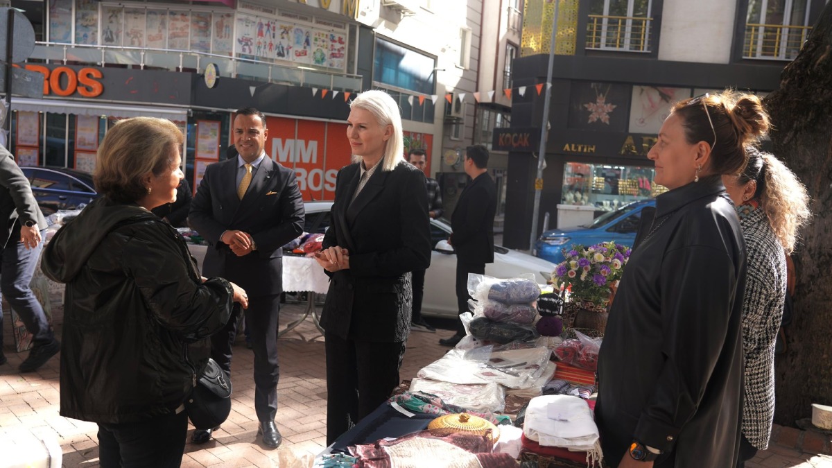 Başkan Subaşı üreten kadınların hazırladığı kermese katıldı