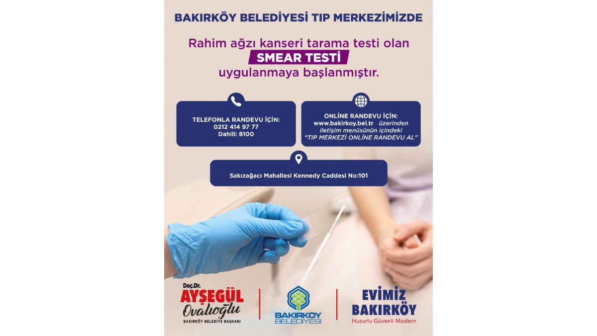 Bakırköy Belediyesinden kadın sağlığı için önemli uygulama