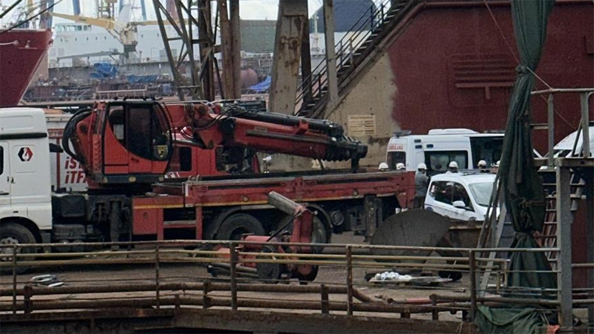Tuzla'da gemide patlama: 1 ölü