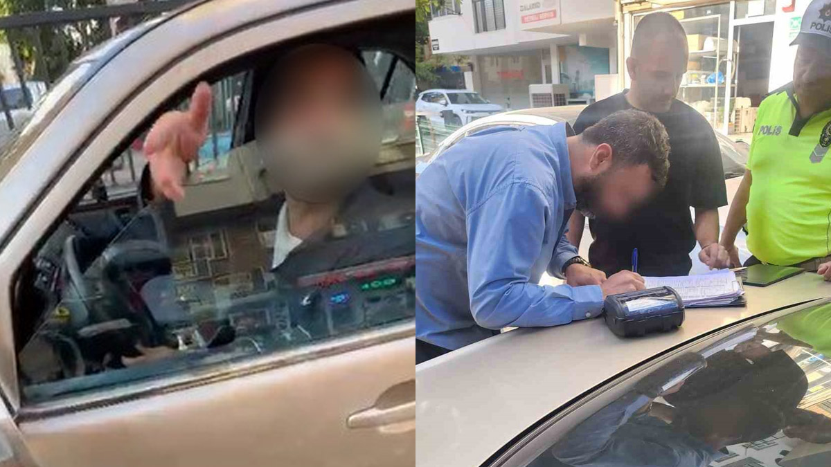 Ters yöne girip "istediğim yerden girerim" demişti! O sürücüye ceza kesildi