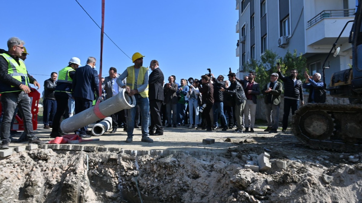 2 milyar TL’lik dev altyapı projesine ilk kepçe vuruldu